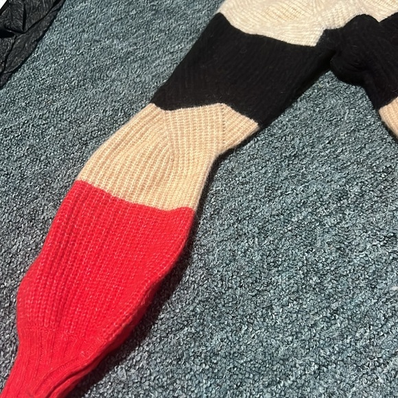 ONE TEASPOON striped heavy winter sweater turtleneck, retro, small oversized - Picture 3 of 17